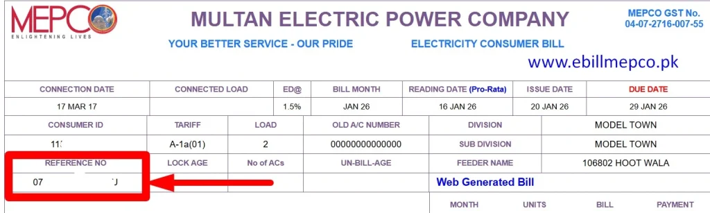 mepco bill